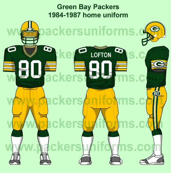 green bay packers jersey numbers